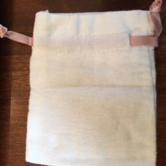 4 New Pandora White Bracelet Jewelry Anti Tarnish Bag Pouch with Pink Drawstring - Picture 2 of 4